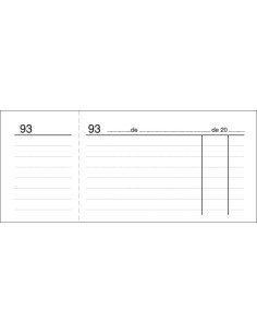 TALONARIO CAJA 3 DE 4º NUMERA LOAN BLANC